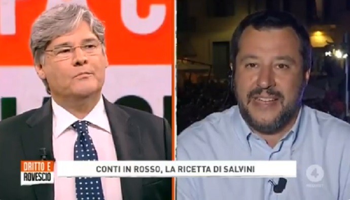 Salvini Da Del Debbio Quattro Volte In Un Mese E Lo Staff Del Ministro