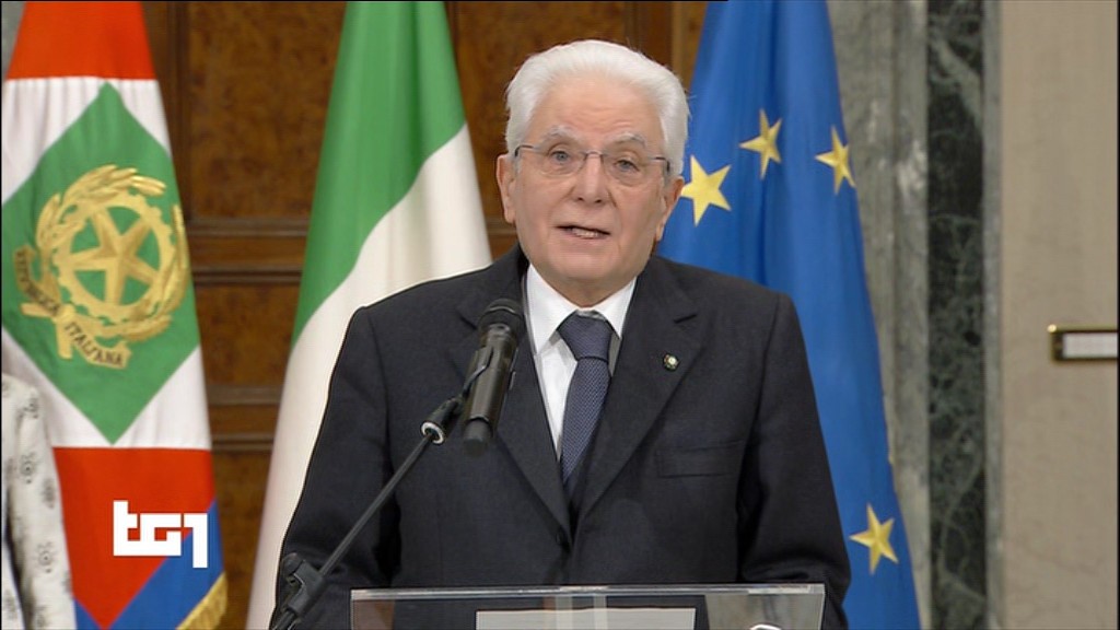 Mattarella Rieletto Presidente Dichiarazioni In Diretta Tv Tvblog