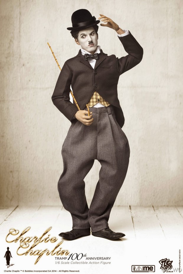 Charlie Chaplin Foto Nuova Action Figure Per Il Centenario Di Charlot