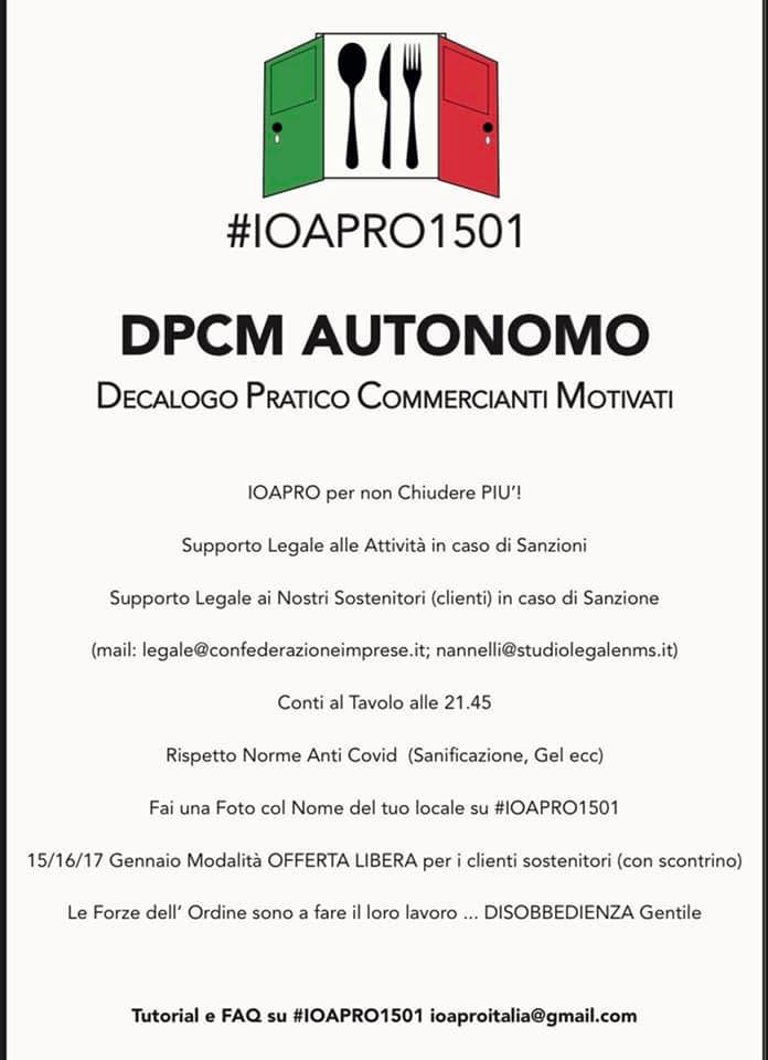 #ioapro dpcm-autonomo