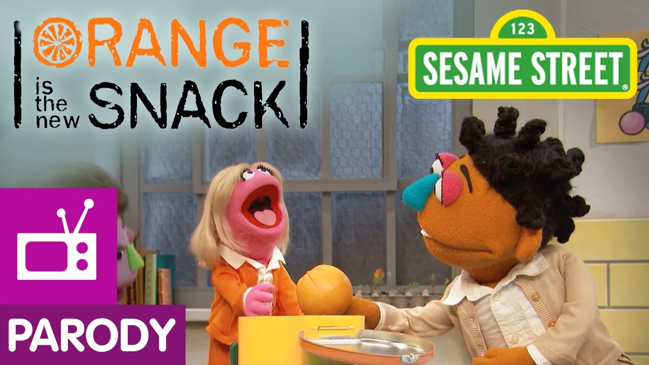 Sesame Street Orange Is The New Snack Orange Is The New Black Parody