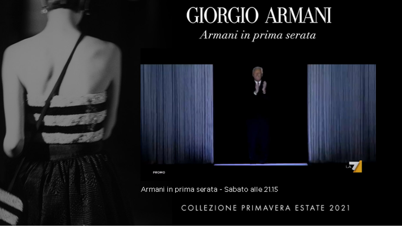 Armani Su La7: In Diretta Tv La Collezione Primavera/Estate 2021