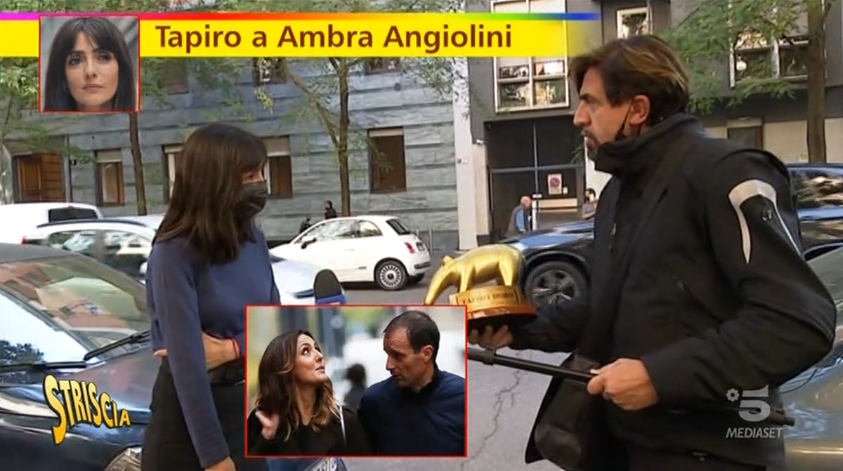 Tapiro d'oro per Ambra Angiolini dopo la rottura con Allegri- Corriere.it