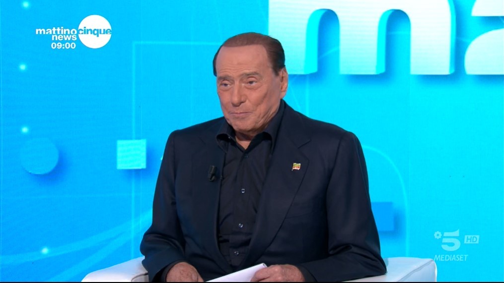 Silvio Berlusconi Mattino Cinque