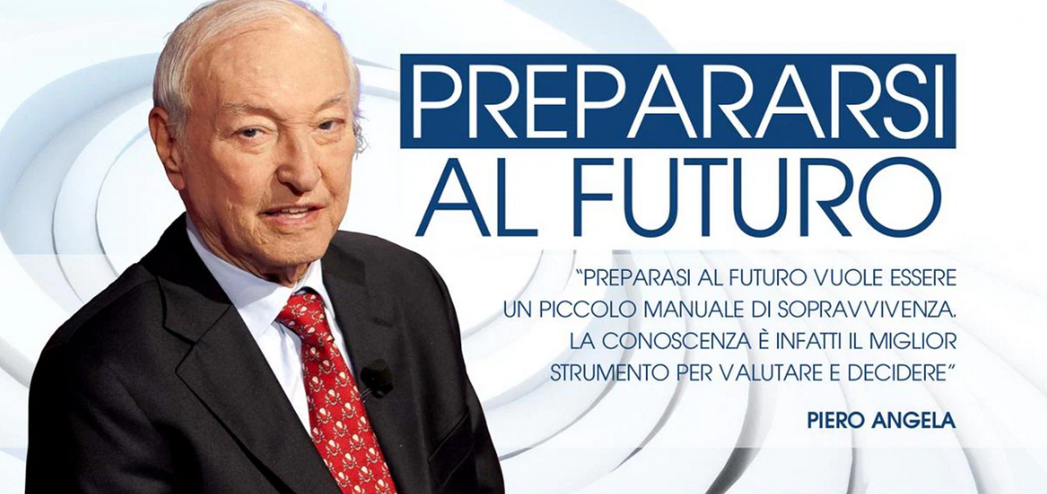 Prepararsi al Futuro, Piero Angela: conferenza stampa - TvBlog