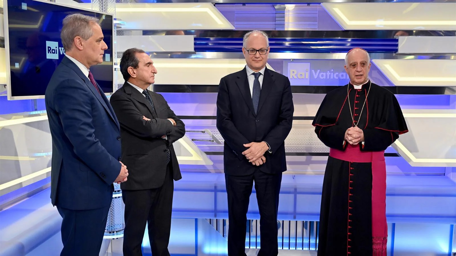 Rai Vaticano inaugura un nuovo studio televisivo intitolato al