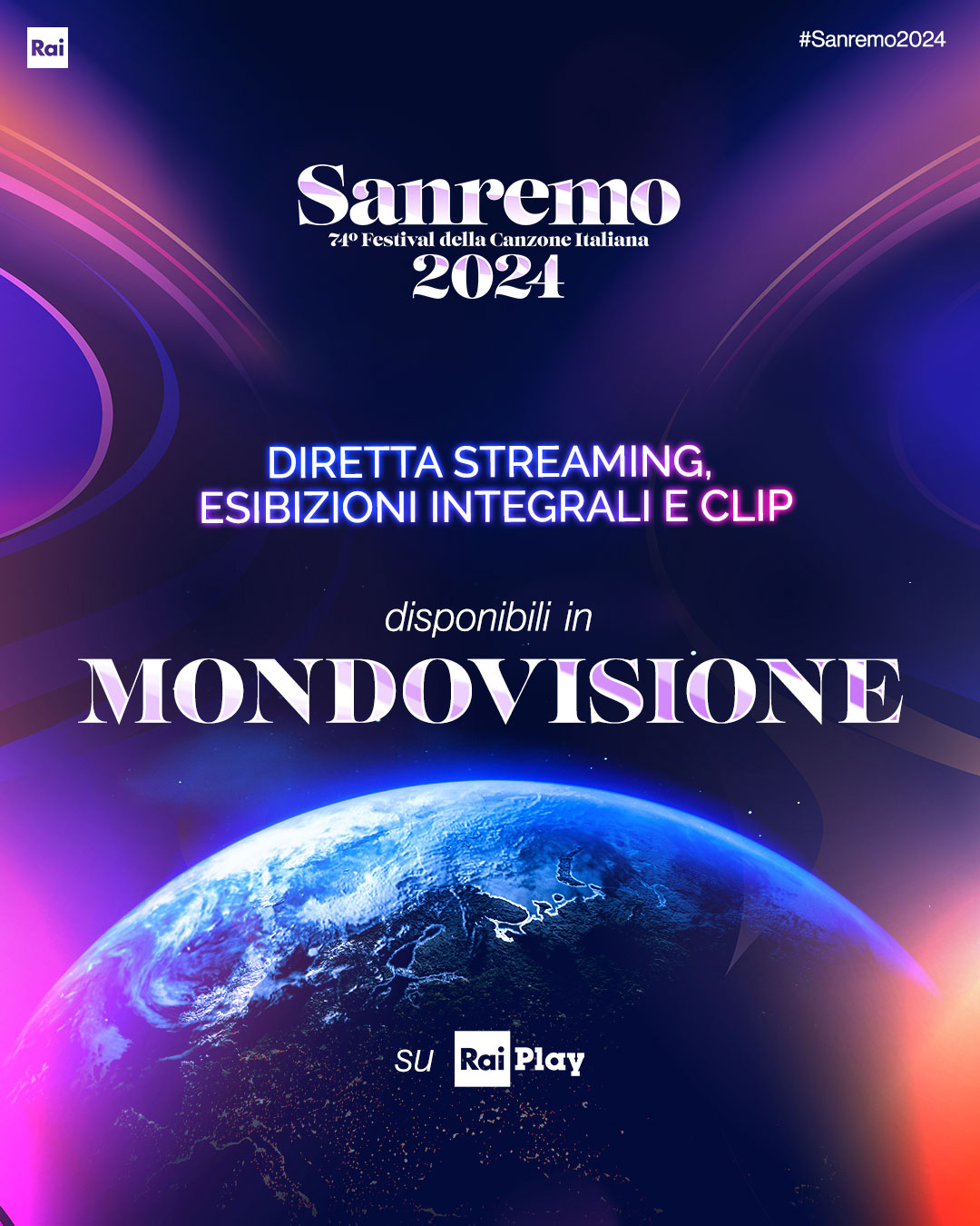 Sanremo 2024 streaming live fuori dall'Italia