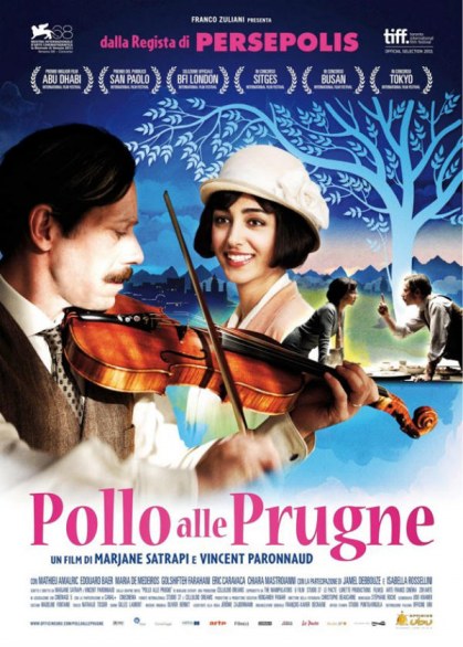 Pollo Alle Prugne La Locandina Italiana Del Film Di Marjane Satrapi Foto Gallery Cineblog