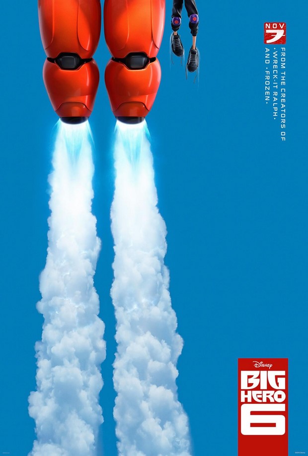 Big Hero 6 Primo Teaser Poster Del Film Danimazione Disney Marvel