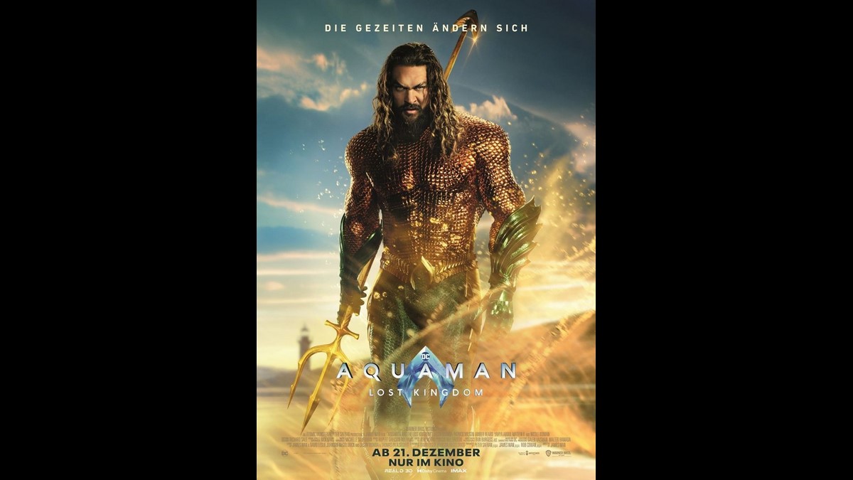 Aquaman e il Regno Perduto: ecco il nuovo poster ufficiale del film DC, dal  20 dicembre al cinema 