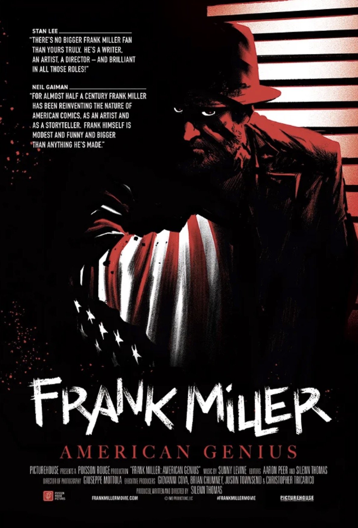 Il leggendario fumettista e scrittore Frank Miller raccontato in "Frank Miller: American Genius, un nuovo documentario diretto da Silenn Thomas