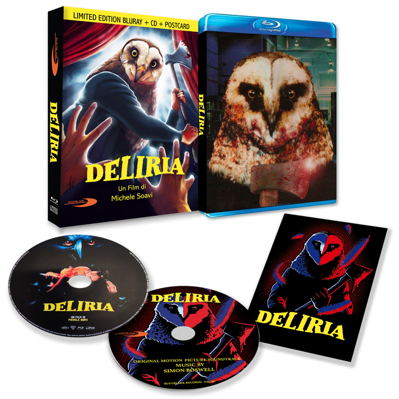 Recensione, nuove uscite DVD & Blu-ray, soundtrack e tutto quello che da sapere su "Deliria", il film horror del 1987 di Michele Soavi con David Brandon, Barbara Cupisti e Giovanni Lombardo Radice.