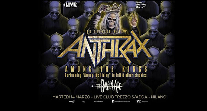 anthrax tour italia