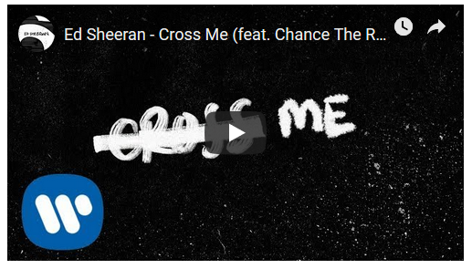 Ed Sheeran featuring PnB Rock & Chance the Rapper, Cross Me: testo